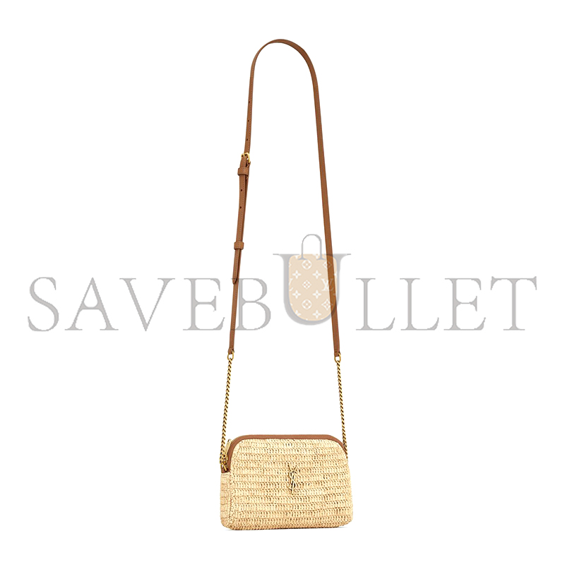 Y*L gaby zipped pouch in raffia 774293gaaee2080 (18*13*3.5cm)